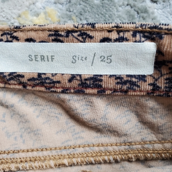 Pilcro and The Letterpress Serif Corduroy Pants - Picture 8 of 9